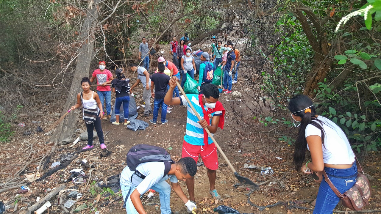 Inicio Riohacha Jornada de limpieza y sensibilización ambiental ... - La Guajira Hoy.com