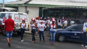 Eriberto Ibarra Campo, con su avanzada recorrió diferentes puntos en Riohacha y en varios municipios en el marco de las fiestas de la Virgen del Carmen.