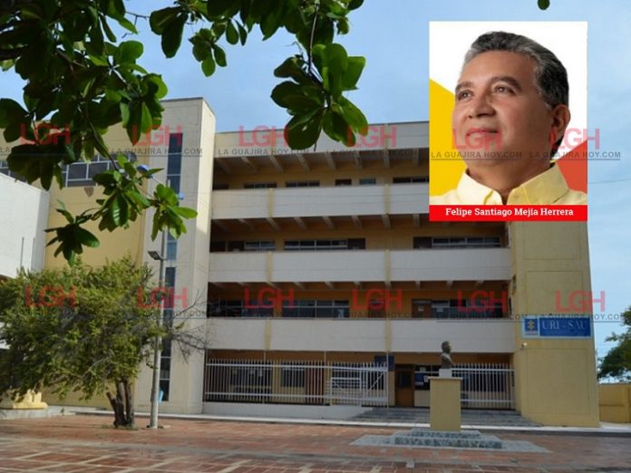 En los últimos pisos del edifico del palacio de justicia, funciona el Tribunal Administrativo de La Guajira.