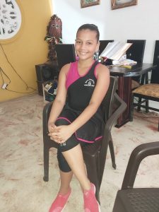 Milene Josefina Santamaría Arregocés, de 11 años de edad, firme aspirante para traerse para La Guajira la corona del reinado infantil del folclor