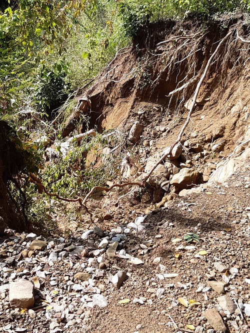 La avalancha tiene incomunicada a varias veredas del municipio de Barrancas, por culpa del invierno que por estos días cae en tierras guajiras.