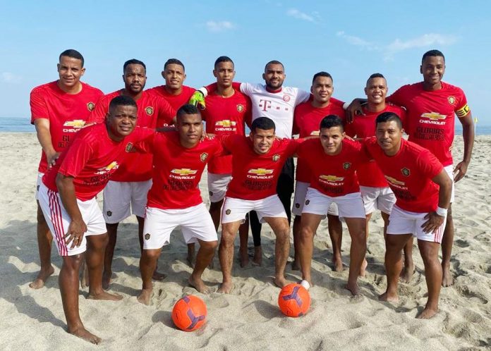 Selección de La Guajira de futbol playa.