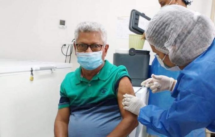 La vacunación se ha realizado en varios corregimientos de Uribia, como Cabo de la Vela y Medina Luna.