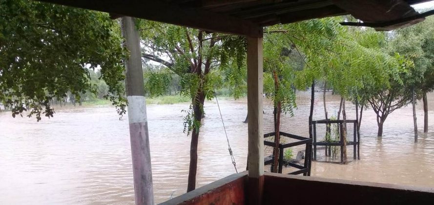 Las lluvias causaron afectaciones en varias viviendas del poblado de El Confuso.