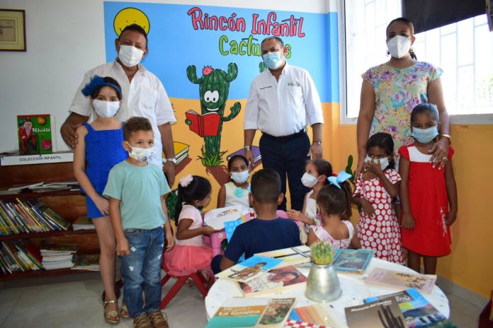 En el corregimiento de Papayal, jurisdicción del municipio sureño de Barrancas, se llevó a cabo el lanzamiento del Rincón Infantil Cactucitos, para fomentar y fortalecer la lectura en niños de esa localidad.