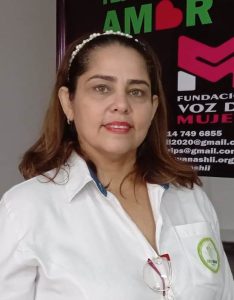 Rebeca Díaz Vallejo, directora ejecutiva y representante legal de la Fundación Wayúu Anashii
