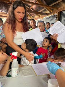 Con el apoyo de muchas entidades, se realizó en Barrancas una jornada de atención integral de salud, en la región del Cocotazo.