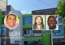 Exmandatario de Albania acusa a dos exalcaldes por posibles irregularidades administrativas Yankeler Hernández Erazo., Oneida Rayed Pinto Pérez, Pablo Parra Córdoba.