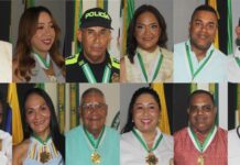 La Guajira honra a ciudadanos más ejemplares en emotiva ceremonia oficial Esos son algunos de los 56 homenajeados por la asamblea de La Guajira.