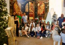 Con luces y alegría, Esepgua encendió la magia de la Navidad